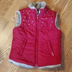 Girl's Fur Lined Vest 5/6